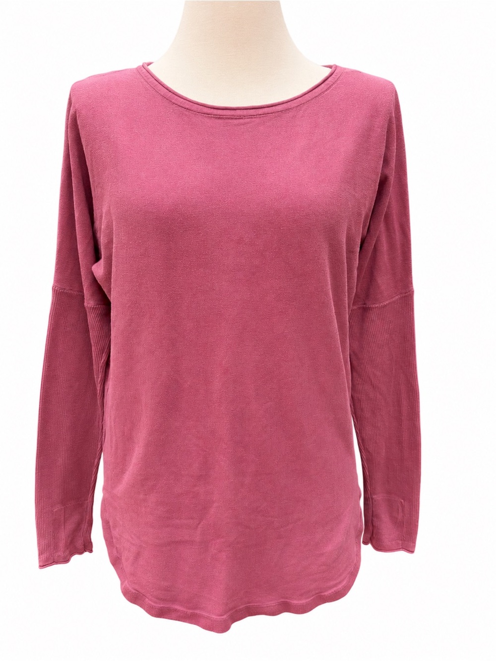 Lululemon Take It All Sweater Briar Rose Size 10 Long Sleeve Top - Picture 5 of 11
